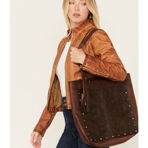 Shyanne Women's Tooled Concealed Carry Tote